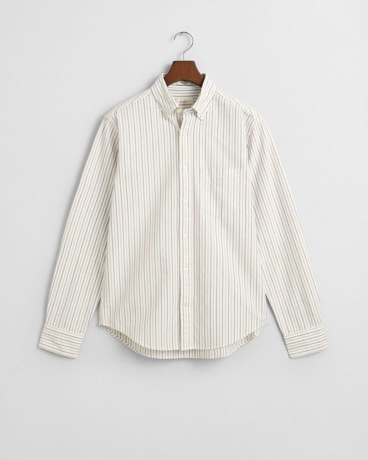 Gant Overhemd met lange mouwen REG OXFORD STRIPE SHIRT unisex in lichte oxford-kwaliteit