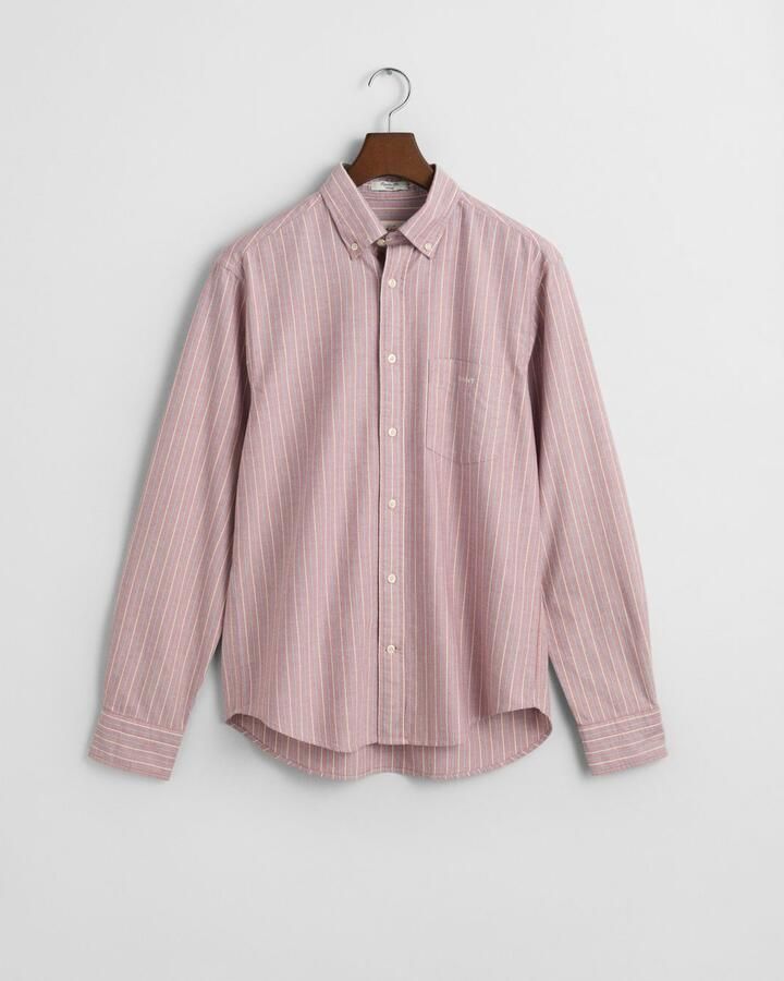 Gant Overhemd met lange mouwen REG OXFORD STRIPE SHIRT unisex in lichte oxford-kwaliteit