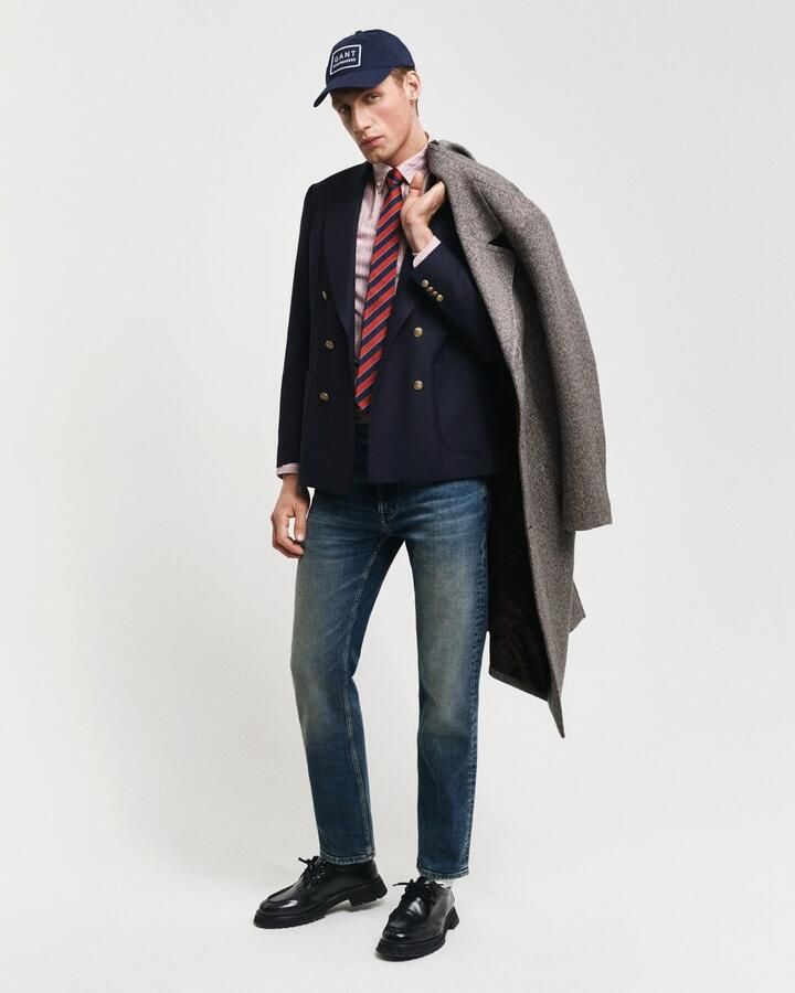 Gant Overhemd met lange mouwen REG OXFORD STRIPE SHIRT unisex in lichte oxford-kwaliteit - Foto 2