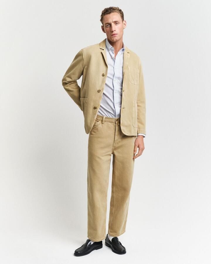 Gant Overhemd met lange mouwen REG POPLIN BANKER SHIRT Banker Stripe popeline lichte katoen - Foto 10