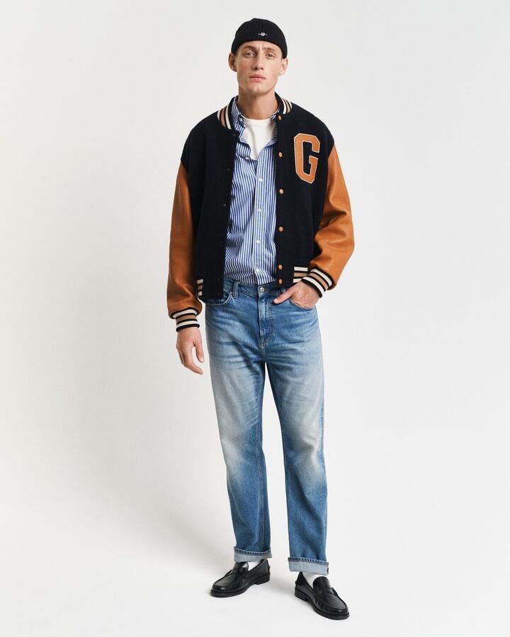 Gant Regular fit vrijetijdsoverhemd met streepmotief model 'POPLIN' - Foto 12