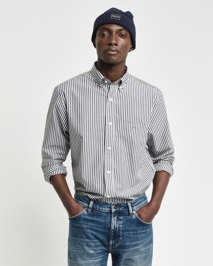 Gant Overhemd met lange mouwen REG POPLIN STRIPE SHIRT - Foto 9