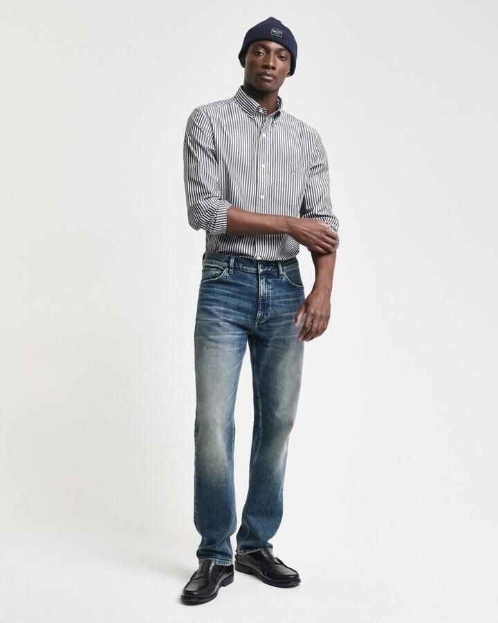 Gant Overhemd met lange mouwen REG POPLIN STRIPE SHIRT - Foto 4