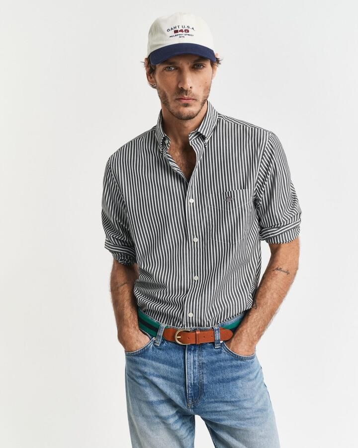Gant Overhemd met lange mouwen REG POPLIN STRIPE SHIRT - Foto 6