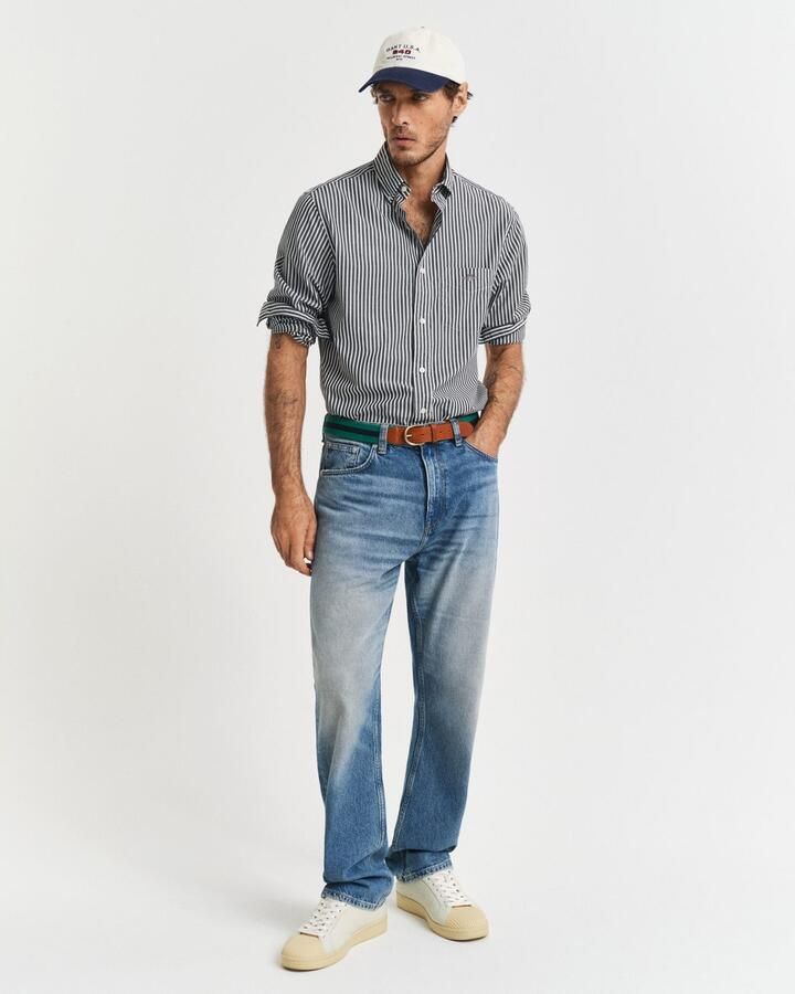 Gant Overhemd met lange mouwen REG POPLIN STRIPE SHIRT - Foto 8
