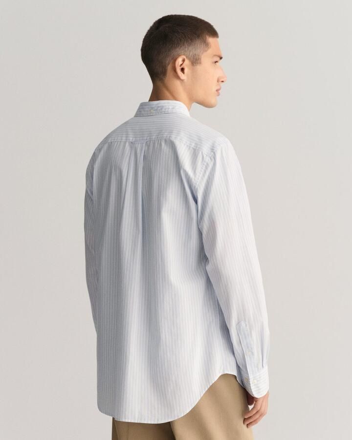 Gant Regular fit vrijetijdsoverhemd met streepmotief model 'POPLIN' - Foto 5