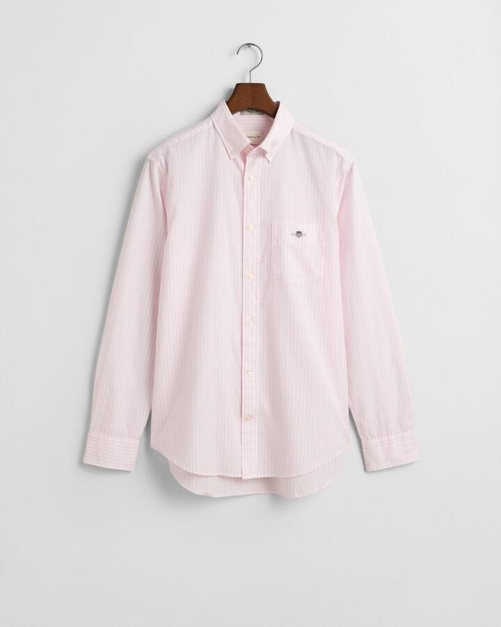 Gant Regular fit vrijetijdsoverhemd met streepmotief model 'POPLIN' - Foto 4