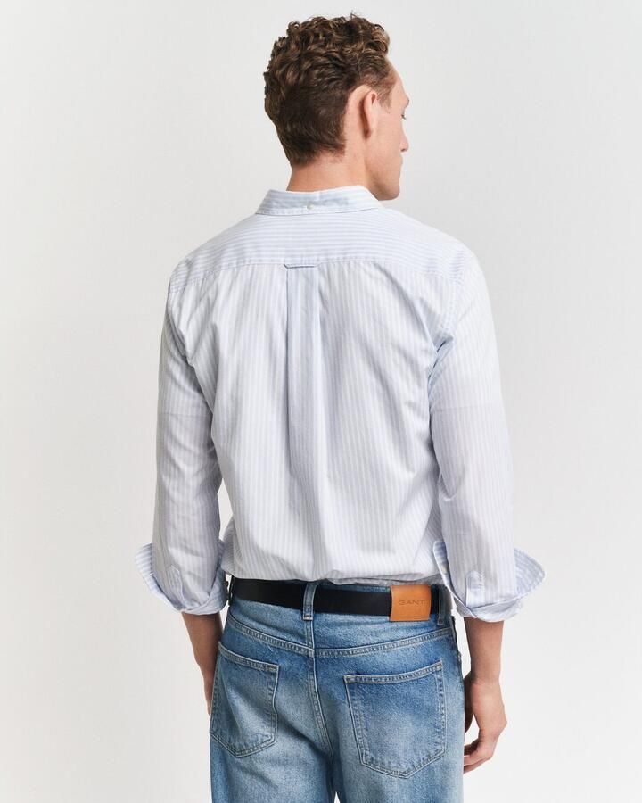 Gant Regular fit vrijetijdsoverhemd met streepmotief model 'POPLIN' - Foto 10