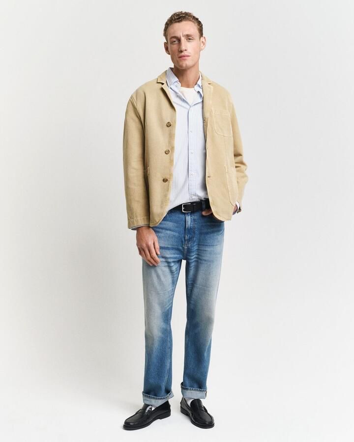 Gant Regular fit vrijetijdsoverhemd met streepmotief model 'POPLIN' - Foto 12