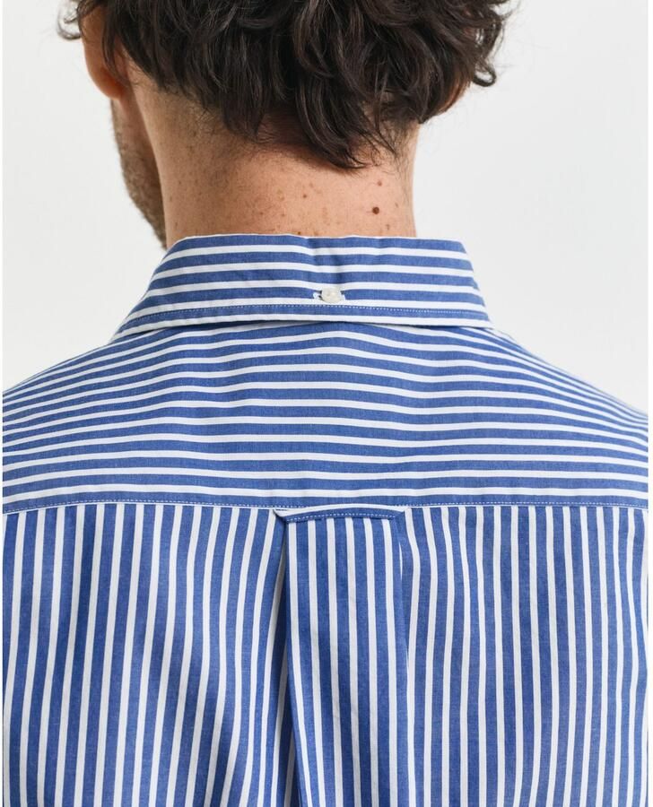 Gant Regular fit vrijetijdsoverhemd met streepmotief model 'POPLIN' - Foto 5