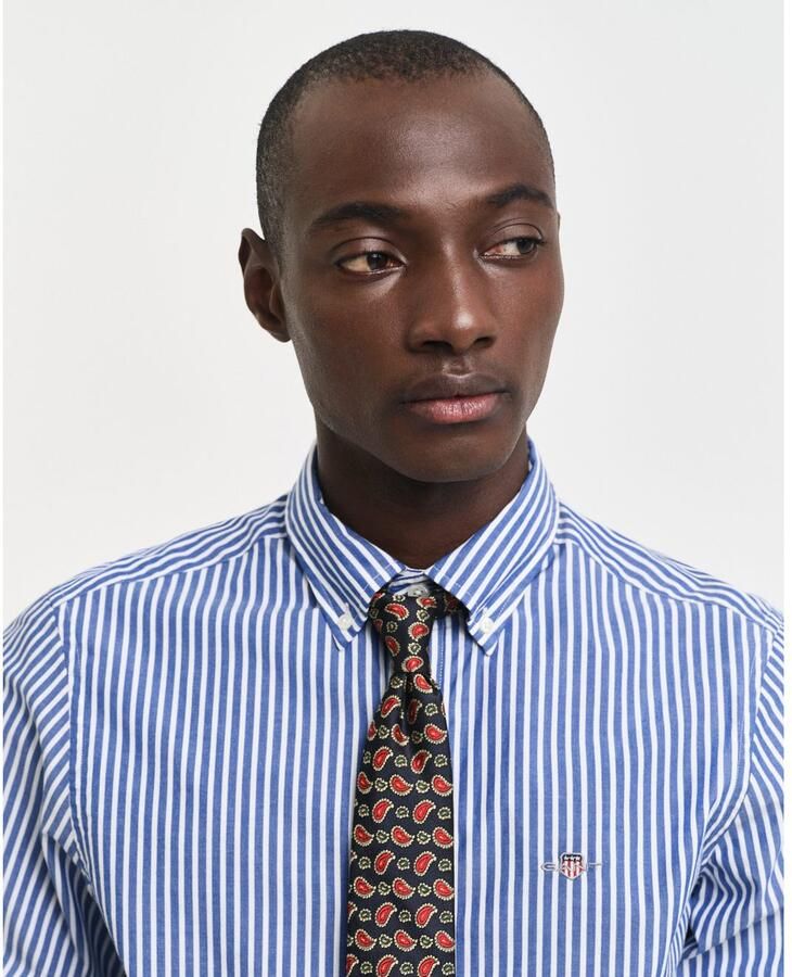 Gant Overhemd met lange mouwen SLIM POPLIN STRIPE SHIRT