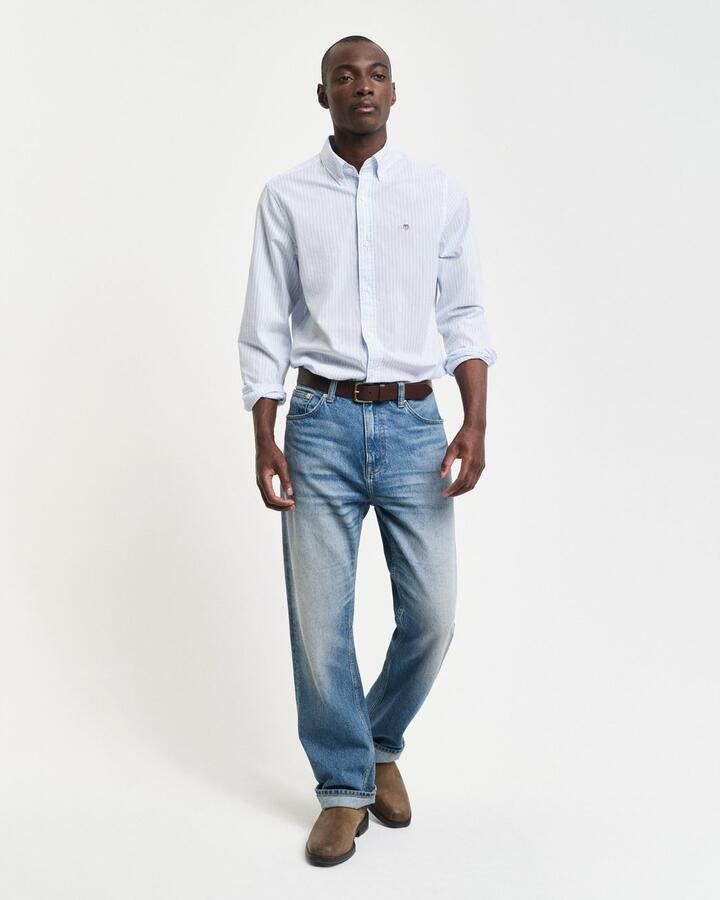 Gant Overhemd met lange mouwen SLIM POPLIN STRIPE SHIRT - Foto 3