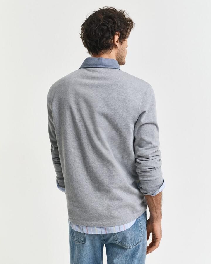 Gant Poloshirt met lange mouwen REG CHAMBRAY HEAVY RUGGER - Foto 6