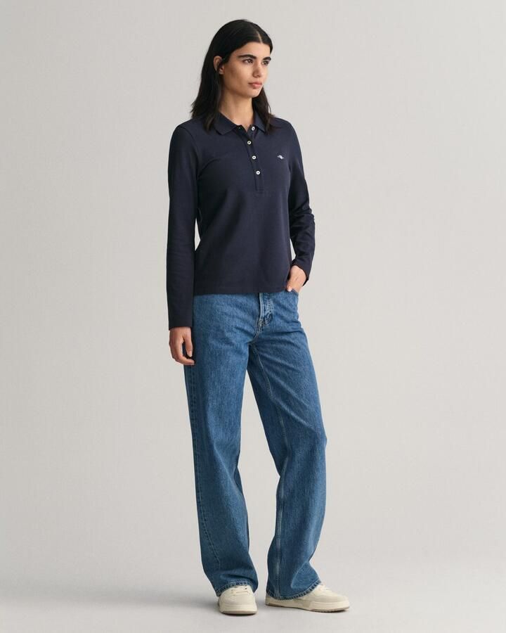 Gant Poloshirt met lange mouwen SLIM SHIELD LS PIQUE POLO - Foto 4