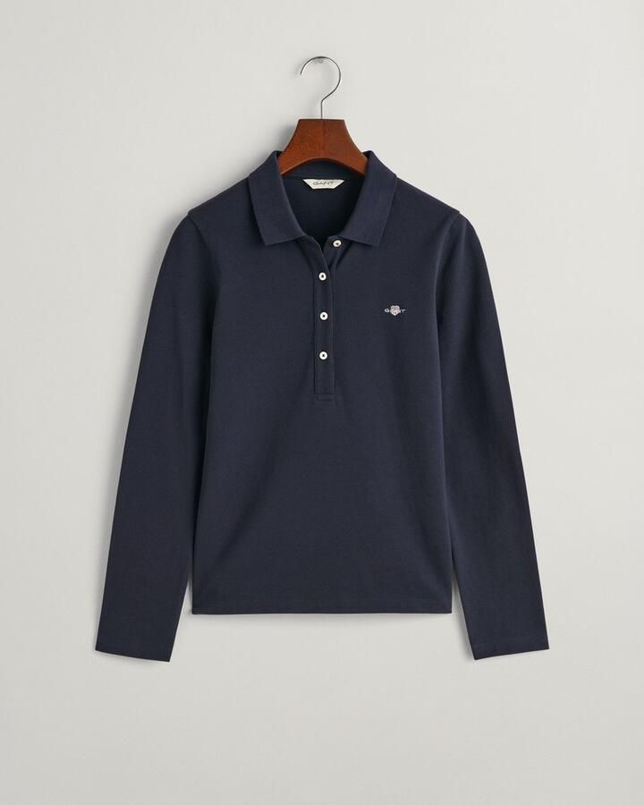 Gant Poloshirt met lange mouwen SLIM SHIELD LS PIQUE POLO - Foto 5
