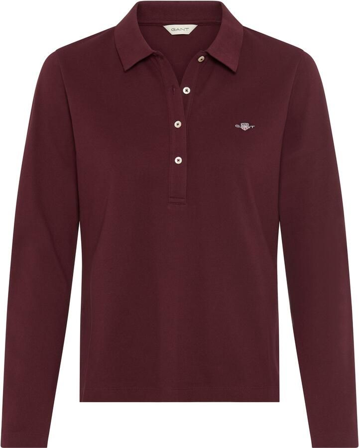 Gant Poloshirt met lange mouwen SLIM SHIELD LS PIQUE POLO