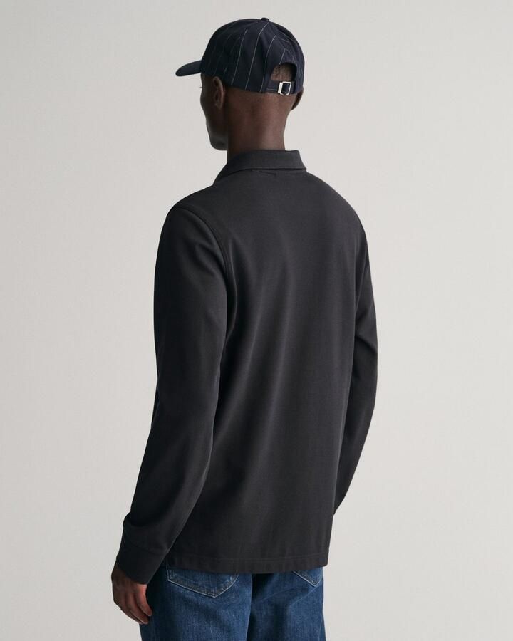 Gant Poloshirt REG SHIELD SS PIQUE POLO met logo en platte breikraag 100% katoen pique - Foto 14