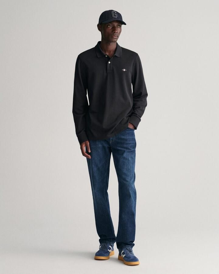 Gant Polo Shirt Lange Mouw Regular Shield piqué poloshirt met lange mouwen - Foto 7