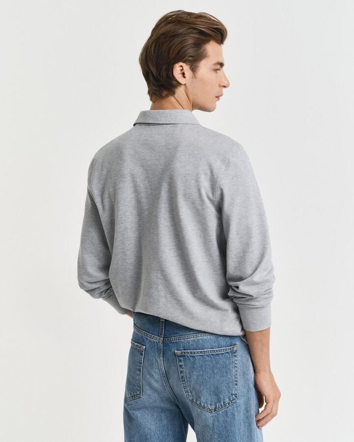 Gant Polo Shirt Lange Mouw Regular Shield piqué poloshirt met lange mouwen - Foto 12