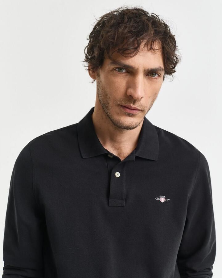 Gant Polo Shirt Lange Mouw Regular Shield piqué poloshirt met lange mouwen - Foto 11
