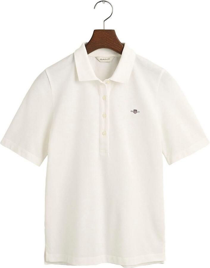 Gant Poloshirt SLIM SHIELD KA PIQUE POLO met geborduurd grafisch logo op de borst - Foto 6