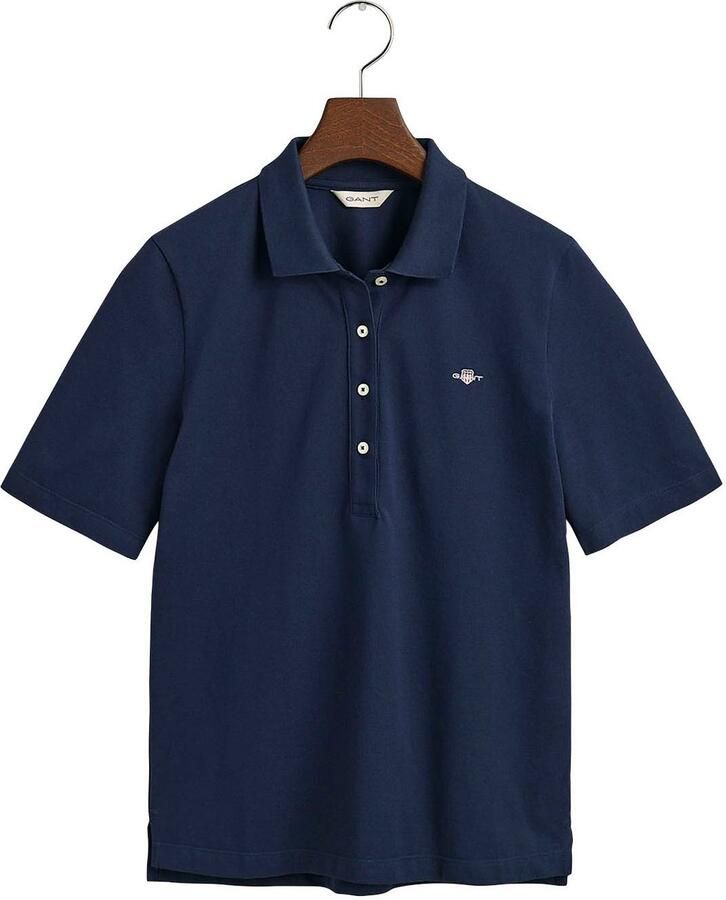 Gant Poloshirt SLIM SHIELD KA PIQUE POLO met geborduurd grafisch logo op de borst - Foto 7