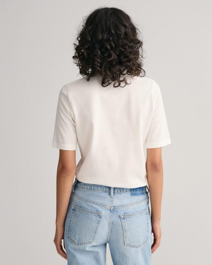 Gant Poloshirt SLIM SHIELD KA PIQUE POLO met geborduurd grafisch logo op de borst - Foto 3