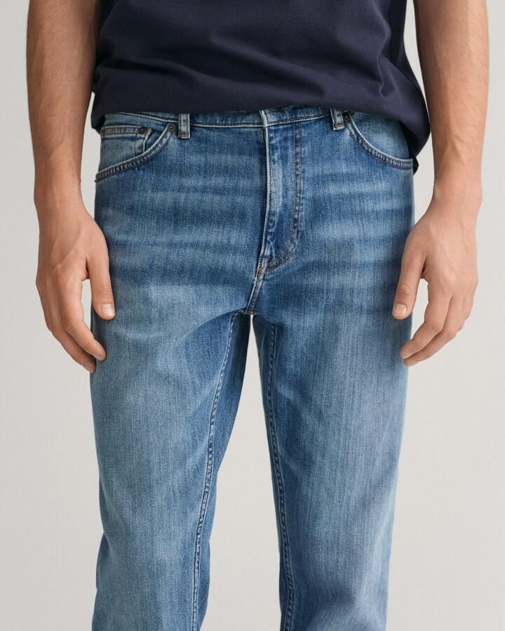 Gant Regular fit jeans met 5-pocketmodel - Foto 4