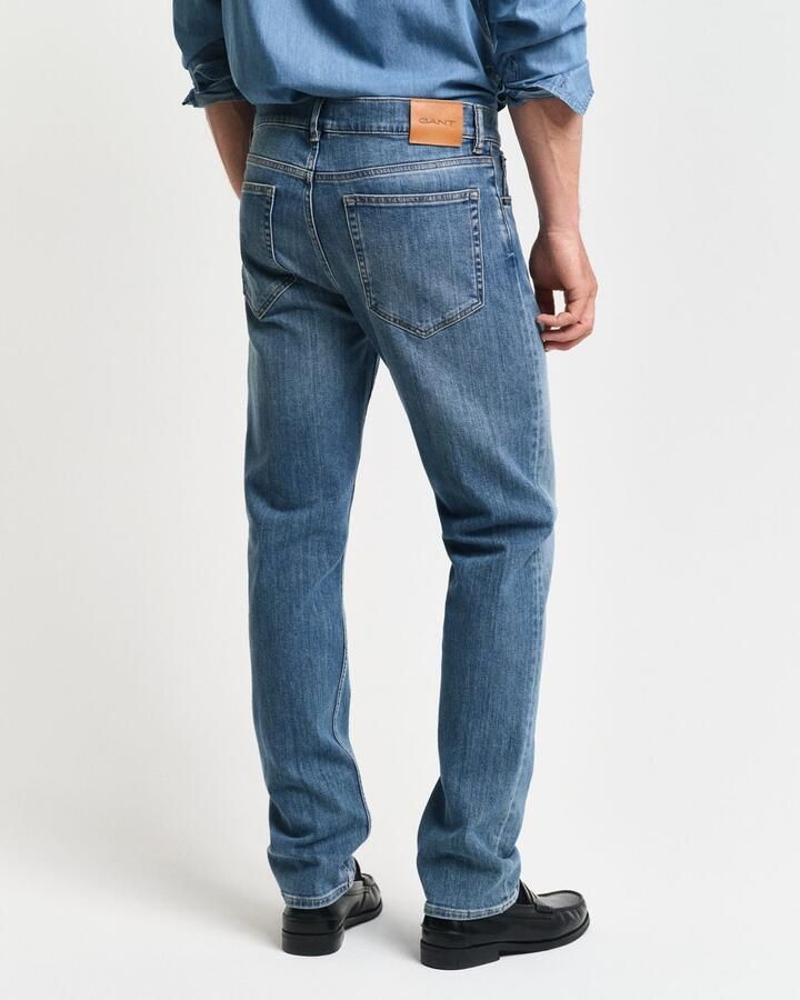 Gant Regular fit jeans met 5-pocketmodel - Foto 7