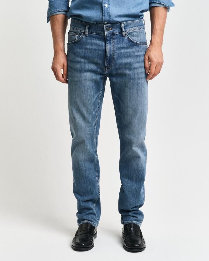 Gant Regular fit jeans met 5-pocketmodel - Foto 6