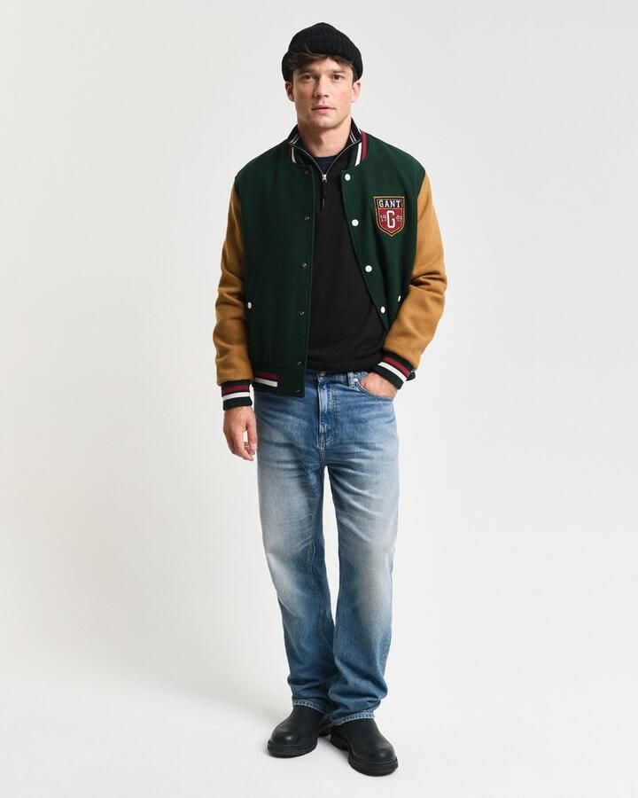 Gant Trui Klassiek gebreid katoen met halve rits - Foto 10