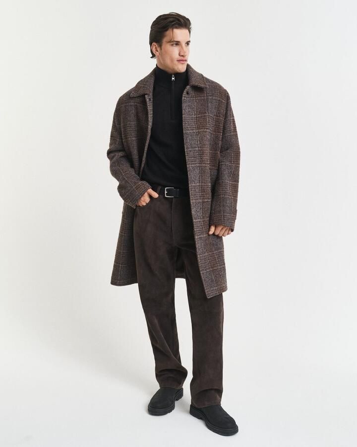 Gant Trui Klassiek gebreid katoen met halve rits - Foto 16