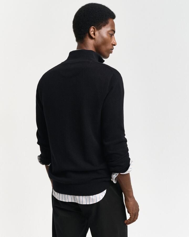 Gant Schipperstrui COTTON PIQUE HALF ZIP - Foto 7
