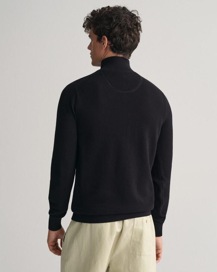 Gant Schipperstrui COTTON PIQUE HALF ZIP - Foto 8