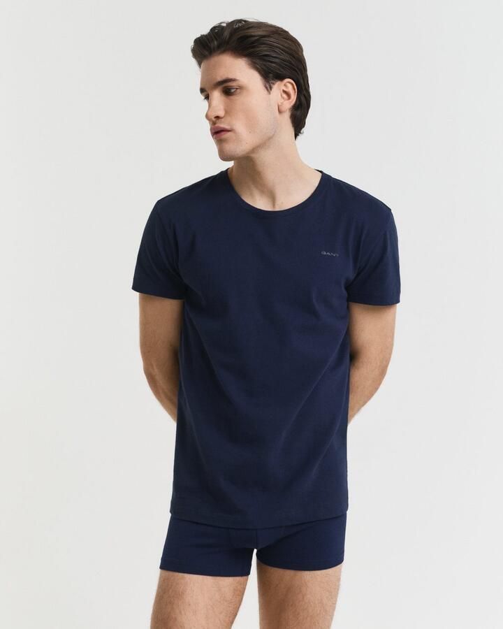 Gant Pyjama's nachthemden Set van 2 lounge T-shirts met ronde hals - Foto 3