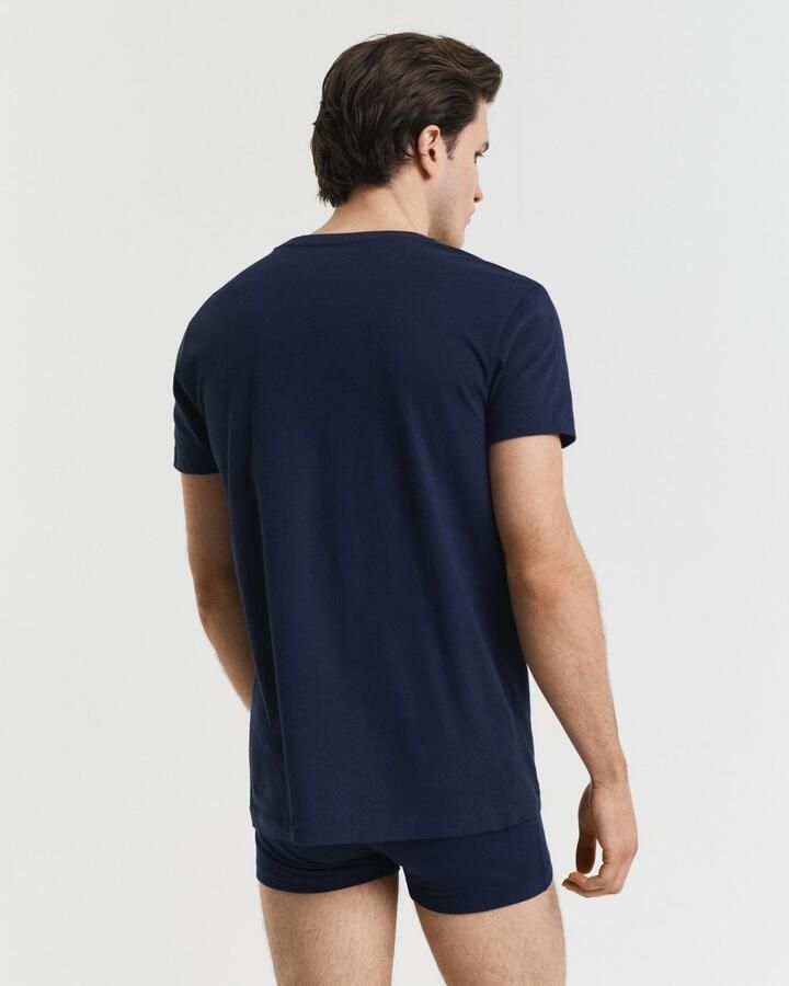 Gant Pyjama's nachthemden Set van 2 lounge T-shirts met ronde hals - Foto 4