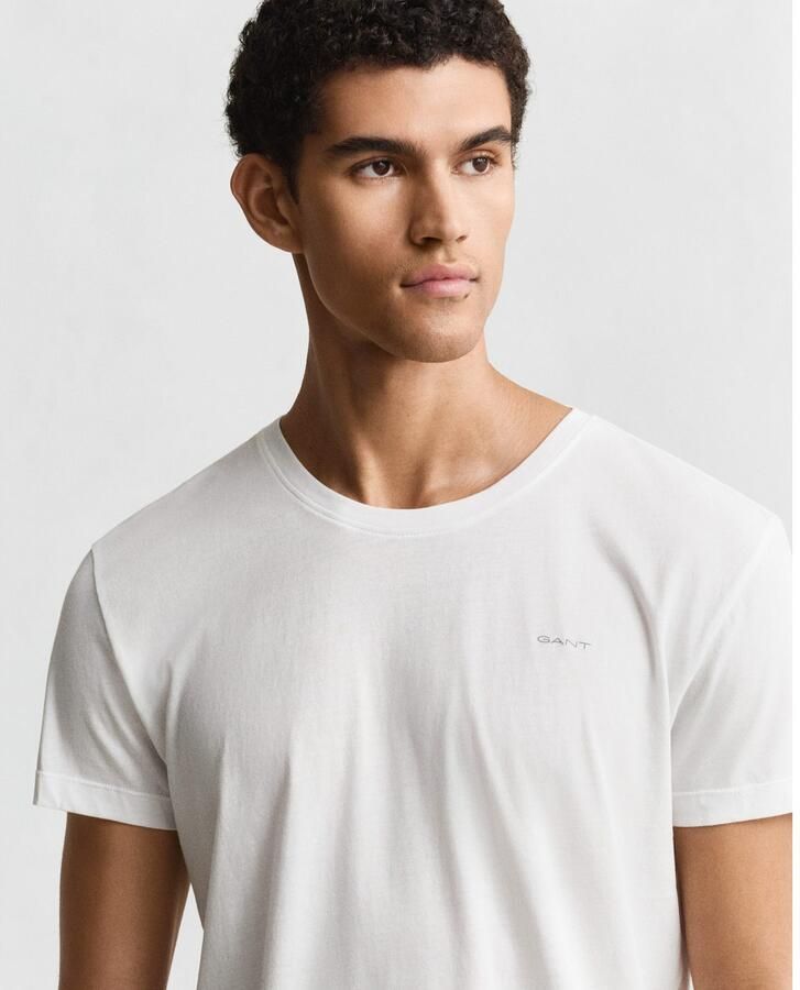 Gant Pyjama's nachthemden Set van 2 lounge T-shirts met ronde hals