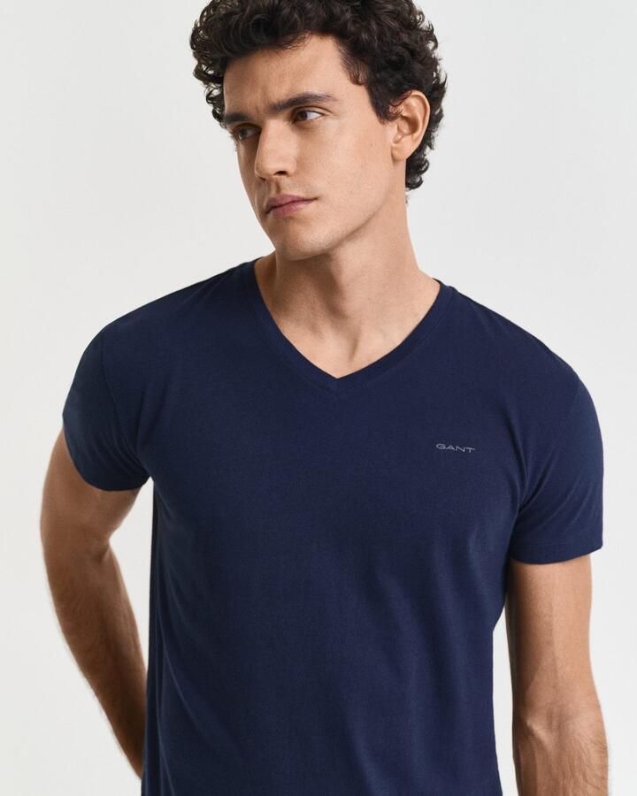 Gant Shirt met korte mouwen V-NECK T-SHIRT 2-PACK - Foto 3