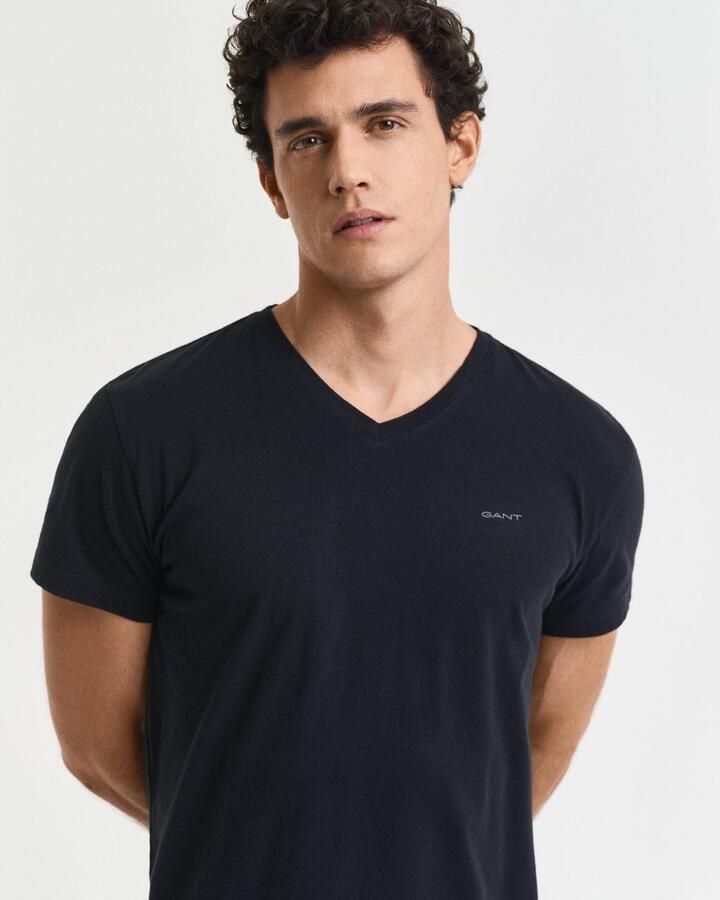 Gant Shirt met korte mouwen V-NECK T-SHIRT 2-PACK - Foto 3