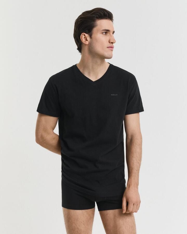 Gant Shirt met korte mouwen V-NECK T-SHIRT 2-PACK - Foto 4