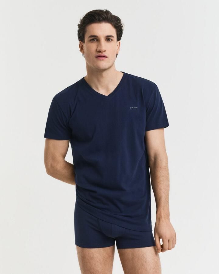Gant Shirt met korte mouwen V-NECK T-SHIRT 2-PACK - Foto 4