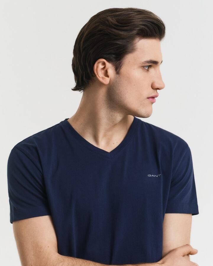 Gant Shirt met korte mouwen V-NECK T-SHIRT 2-PACK - Foto 6