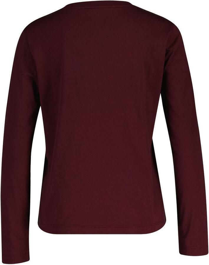 Gant Shirt met lange mouwen REG SHIELD LS T-SHIRT klein logoborduursel op borsthoogte