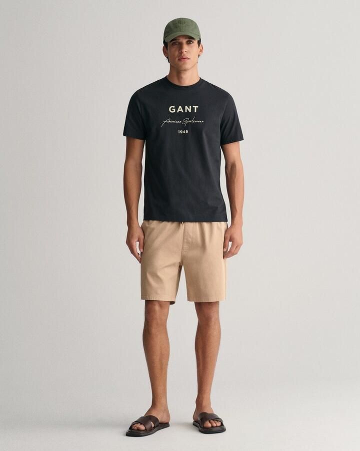 Gant Short DRAWSTRING LOGO SHORTS met elastische band en rijgkoord - Foto 3