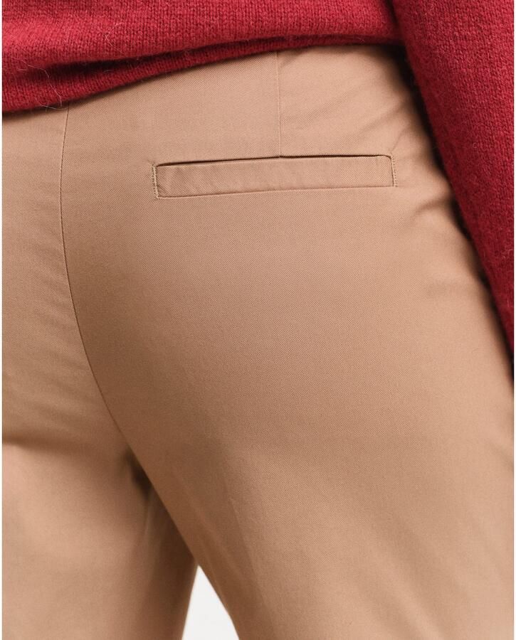Gant Stoffen broek SLIM SLACK met plooien aan voor- en achterkant