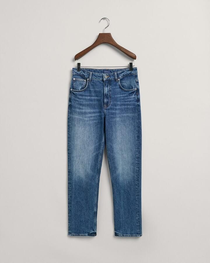 Gant Straight jeans STRAIGHT CROPPED JEANS Verkorte jeans met rechte pijp - Foto 3