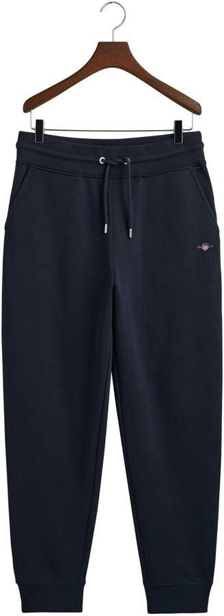 Gant Sweatbroek REG SHIELD SWEATPANTS met logo-borduurwerk onder de boord - Foto 7