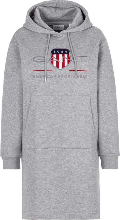 Gant Sweatjurk ARCHIVE SHIELD HOODIE DRESS
