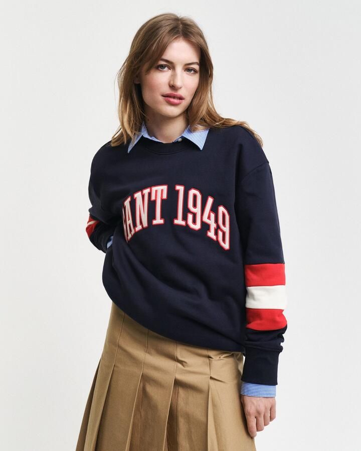 Gant Sweatshirt COLORBLOCK SLEEVE CNECK Color Blocked details unisex - Foto 3