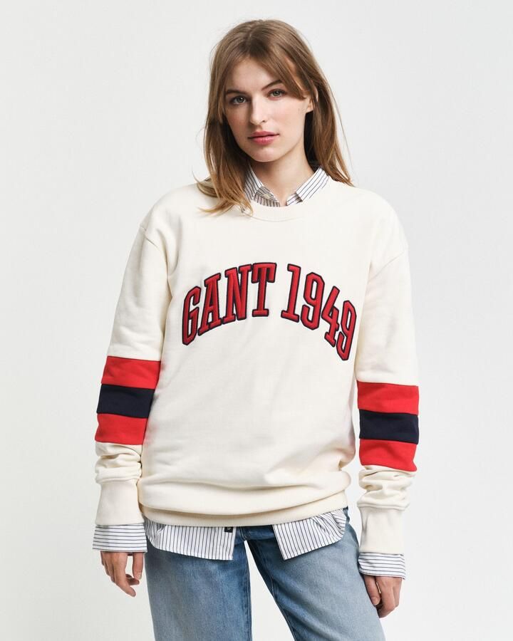 Gant Sweatshirt COLORBLOCK SLEEVE CNECK Color Blocked details unisex - Foto 3